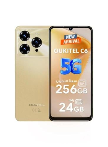 اوكتيل سي 6 256 جيجا (8+16) ذهبي فايف جي