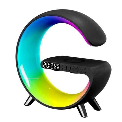 قاعدة شحن لاسلكي مع اضاءة ملونة