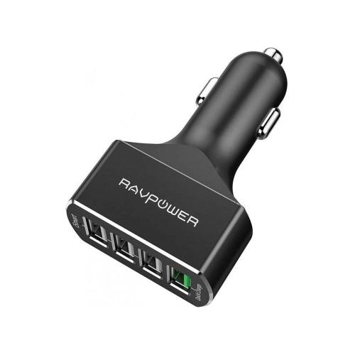 راس شاحن سيارة راف بور 4 مخارج 54 وات -VC003