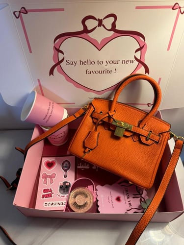 هيرمز برتقالي مقاس 20 سم