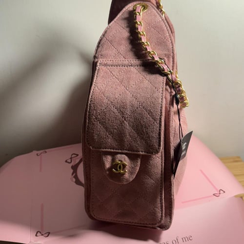 توت باق شانيل بيبي بينك مخمل