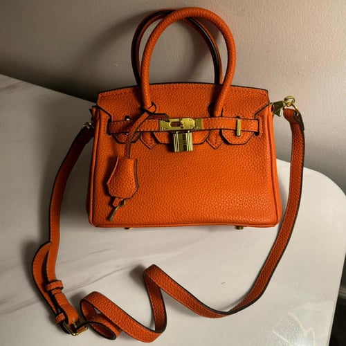 هيرمز برتقالي مقاس 20 سم