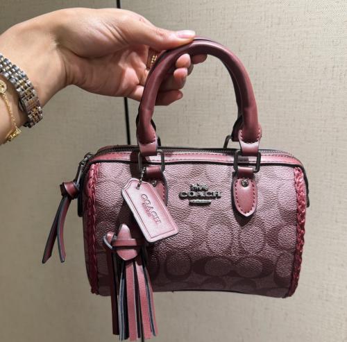 Burgundy coach