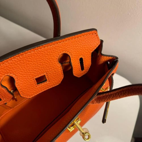 هيرمز برتقالي مقاس 20 سم