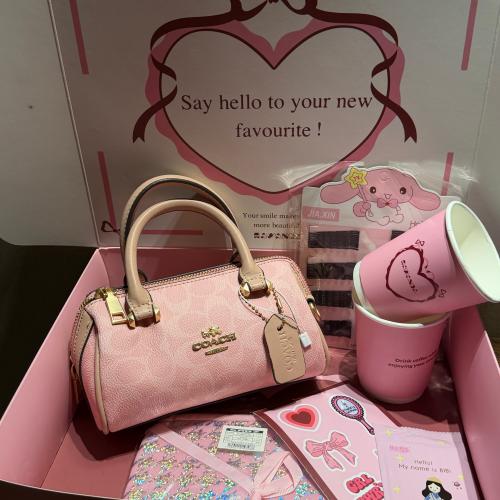 Baby pink Coach bag