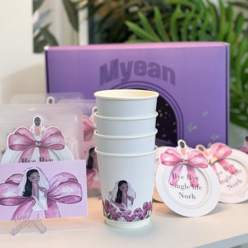 بوكس القهوه لتوديع العزوبية 8 اظرف بفلتر دائري منا...