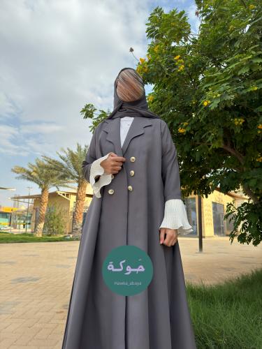 #04 كتان رمادي كلوش