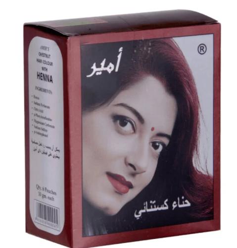 حناء الاميرة كستنائي 10 جم*6كيس *10ك