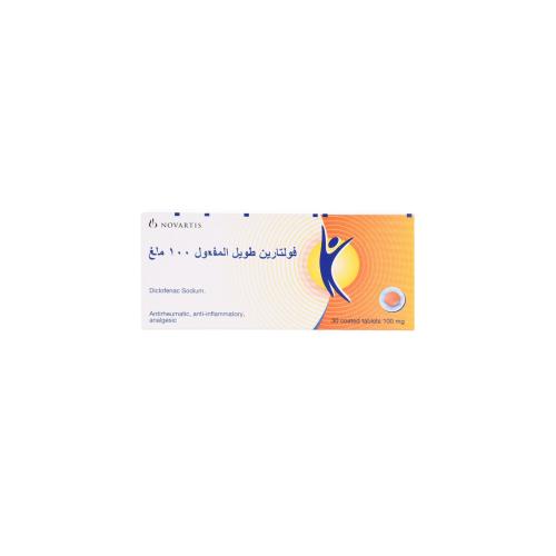 فولتارين ريتارد 100 مج حبوب 30 ق