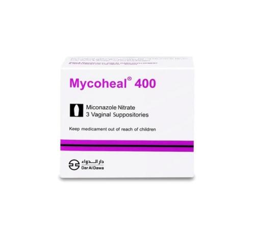 مايكوهيل 400 مج تحاميل مهبلية 3 ق