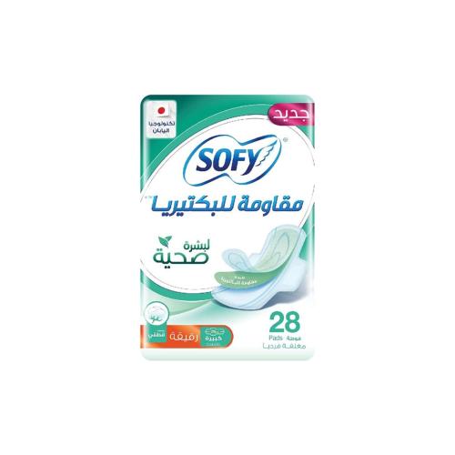 سوفي حفاضات نسائية مقاومة للبكتريا رقيقة كبير بالا...