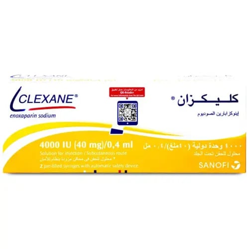 كليكسان 4000/0.4 مل سرنجه جاهزة 2 ق