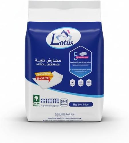 لوتس مفارش طبية 25 حبة