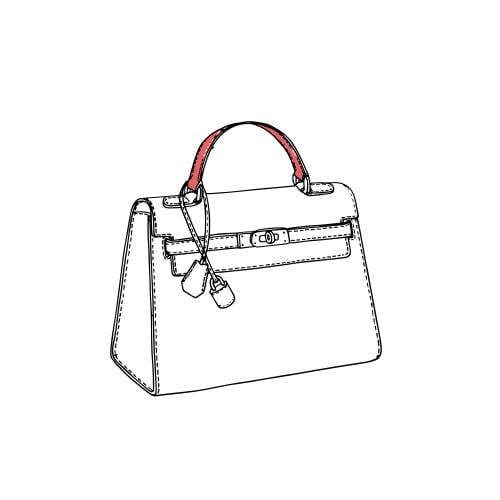 تصغير ستراب الحقيبة لتناسب المستخدم