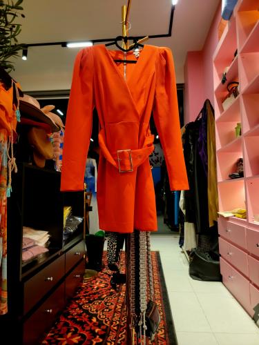 فستان ميني بحزام منفوشه ماركه ريفرايلاند