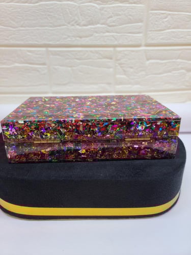 حقيبه كلاتش سهره ملونه