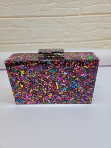 حقيبه كلاتش سهره ملونه