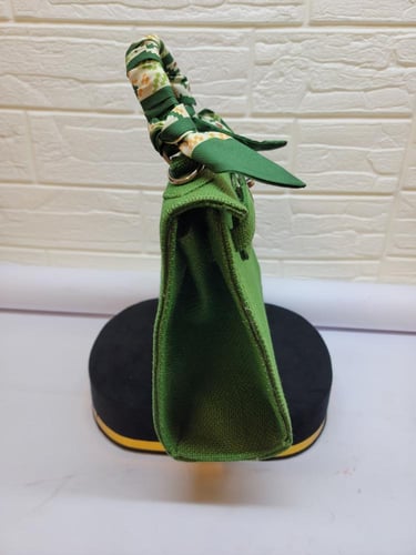 حقيبه ميني كيلي شبيه هيرمس باللون الاخضر