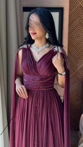 فستان سهره فخم مطرز