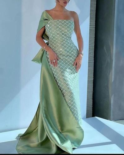 فستان سهرة سورايه شك