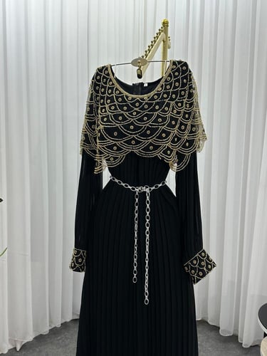 فستان سهره فخم تطريز يدوي أصلي