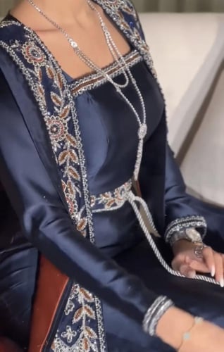 فستان قطعتين فخم فخم