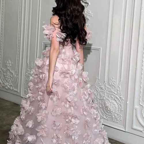 فستان سهرة ورد راقي