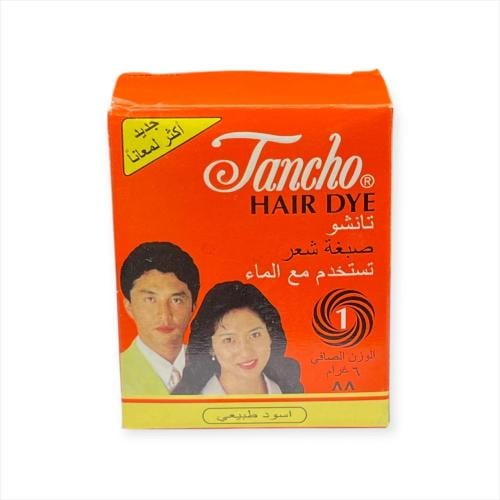 تانشو صبغة شعر أسود طبيعي
