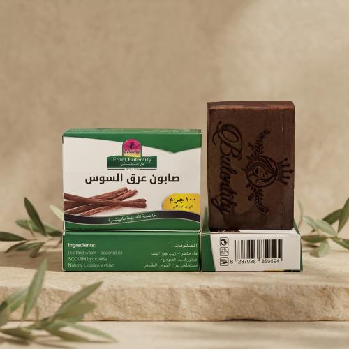 صابون عرق سوس 100 جرام كيوت