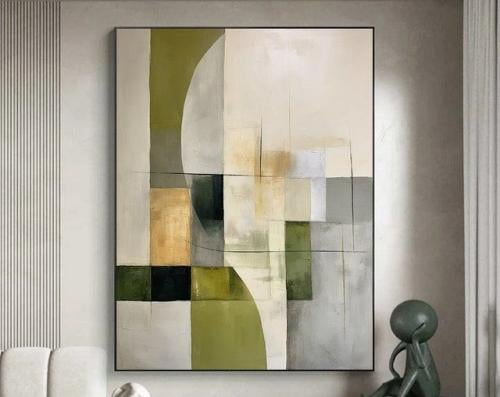 لوحة ديكور جدارية ألق الفخامة كانفاس تجريدية