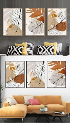 لوحات فنية مطبوعة على قماش الكانفس موديل ( 2328)