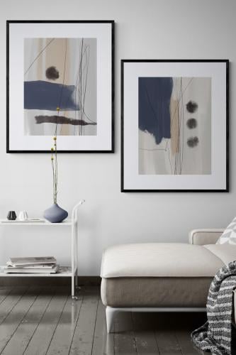 طقم لوحات ديكور جدارية توازن الأطياف كانفاس تجريدي...