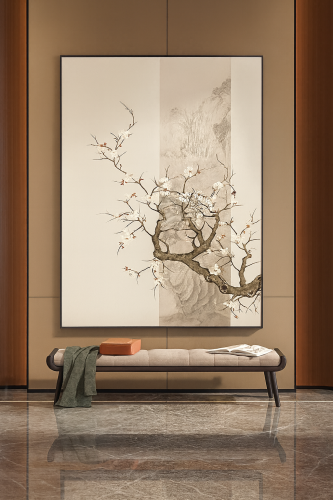 لوحة فنية راقية مستوحاة من الأسلوب الآسيوي التقليد...