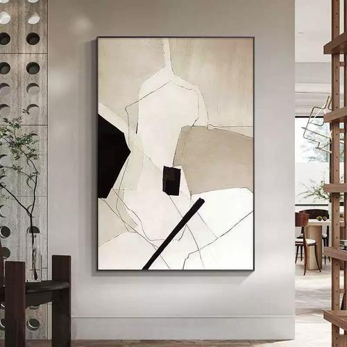 لوحة ديكور جدارية سكون الأشكال كانفاس تجريدية