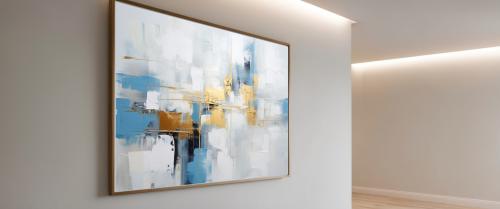 لوحة ديكور جدارية سماء فخمة كانفاس تجريدية