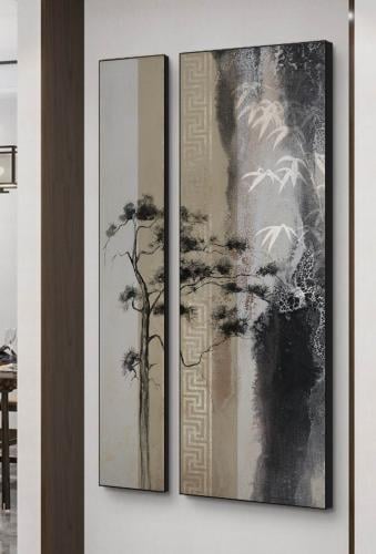 لوحات فنية مطبوعة على قماش الكانفس موديل ( 2811)