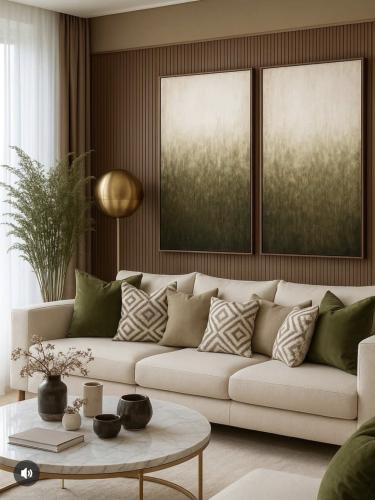 طقم لوحات ديكور للحائط قطعتين تدرج غابة كانفاس تجر...