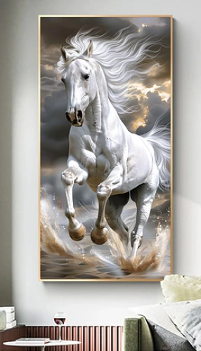 لوحات فنية خيل مطبوعة على قماش الكانفس موديل ( 228...