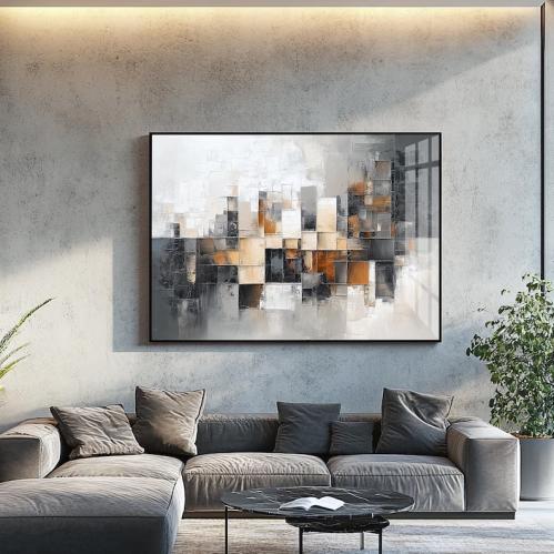 لوحة ديكور جدارية توازن الرؤية كانفاس تجريدية
