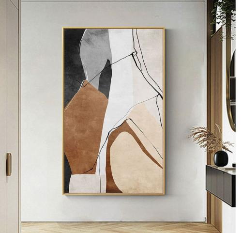 لوحة ديكور جدارية ترانيم التكوين كانفاس تجريدية