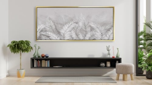 لوحة ديكور جدارية سحر سعف كانفاس تجريدية