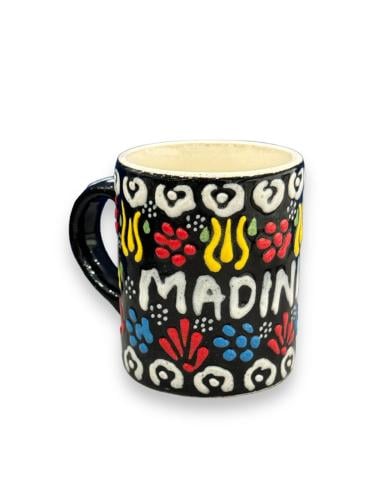 كوب مصنوع يدوي 100٪ (وسط)