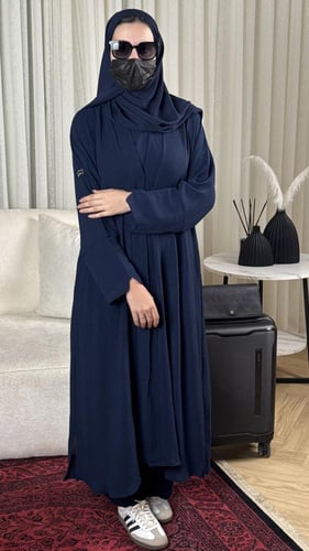 عباية سفر ازرق