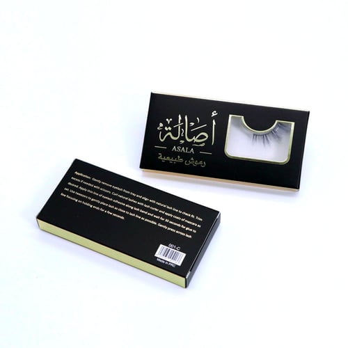 رموش اصالة شعر طبيعي 001-C