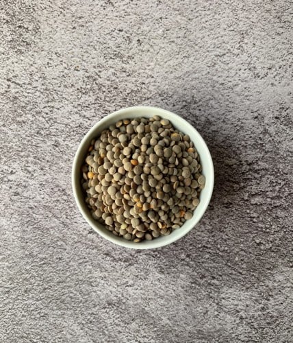 عدس اسود نص كيلو