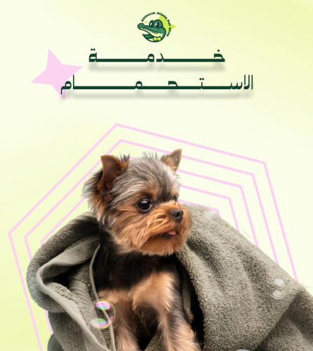 خدمة الاستحمام للقطط والكلاب