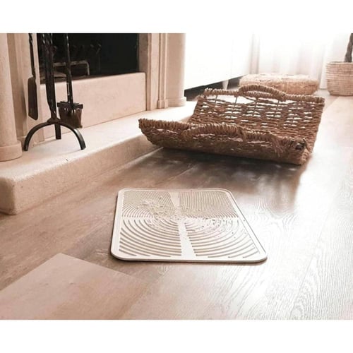 سجادة لصندوق فضلات القطط - 41×32 سم - رمادي