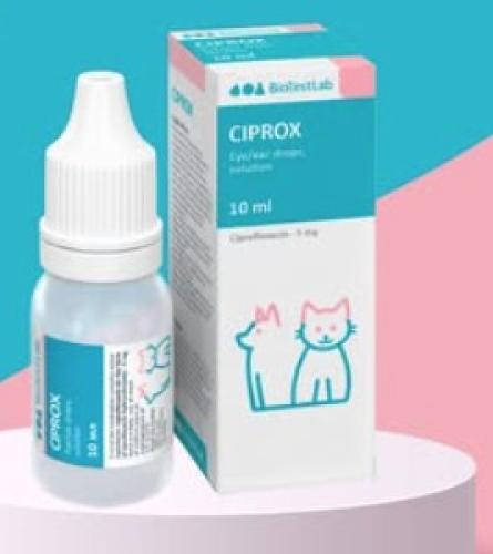 قطرة سيبروكس من شركة بايو تيست تاب Ciprox eye and...
