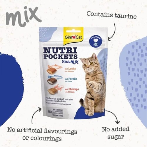 جيم كات مكافأت مقرمشة للقطط نوتري بوكتس مزيج مأكول...