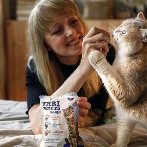 جيم كات مكافأت مقرمشة للقطط نوتري بوكتس مزيج مأكول...